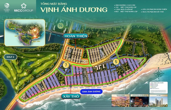 Vịnh Bình Minh - CĂN GÓC LIỀN KỀ HOÀN THIỆN (Diện Tích 80m2 - 150m2) - Phân Khu Châu Mỹ- Vinhomes Hạ Long Xanh (Vinhomes Global Gate Hạ Long)